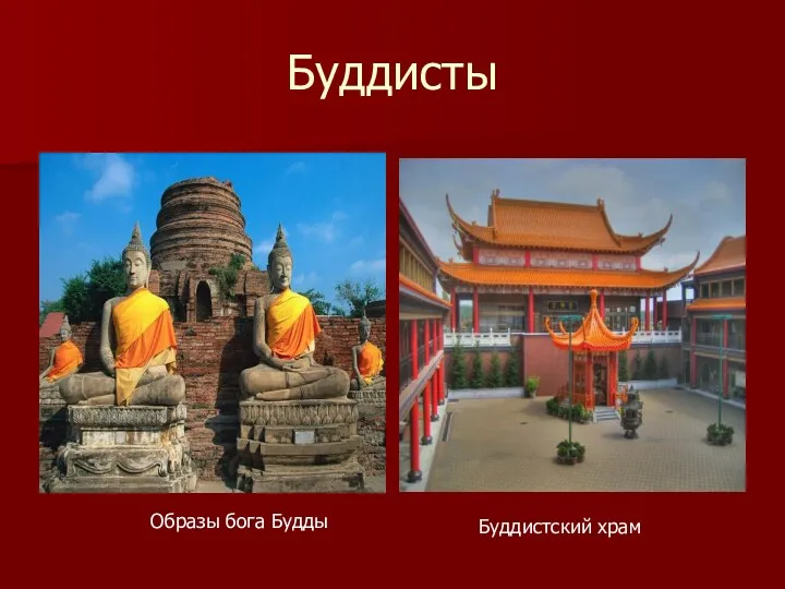 Буддисты Образы бога Будды Буддистский храм