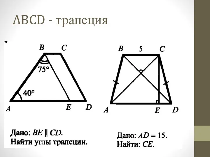 ABCD - трапеция