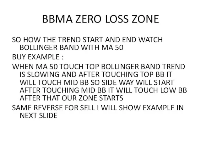 BBMA ZERO LOSS ZONE SO HOW THE TREND START AND