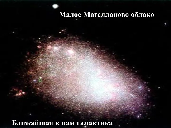 Малое Магелланово облако Ближайшая к нам галактика