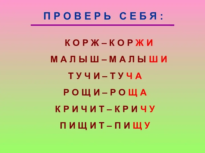 П Р О В Е Р Ь С Е Б