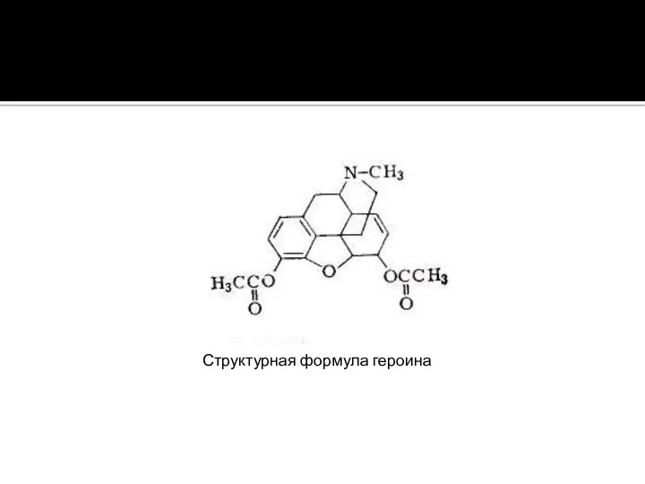 Структурная формула героина