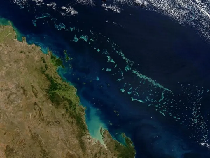 Большой Барьерный риф (нанести на контурную карту) Австралия Большой Барьерный риф