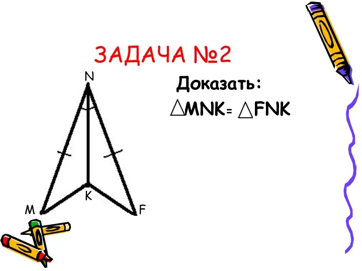 ЗАДАЧА №2 Доказать: MNK= FNK N F M K