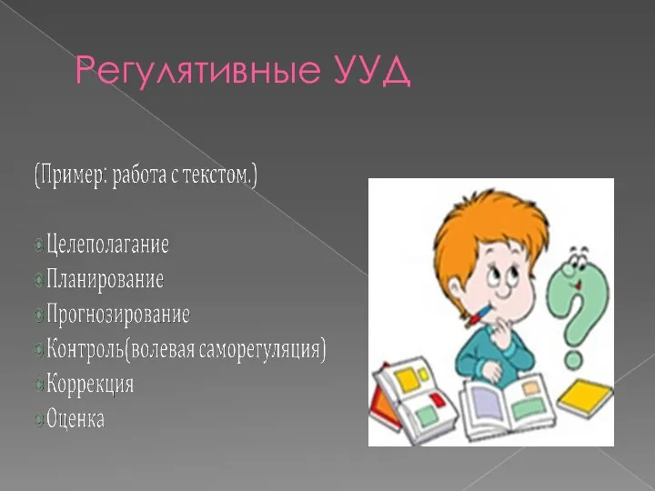 Регулятивные УУД