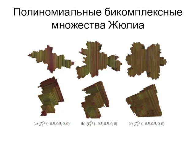 Полиномиальные бикомплексные множества Жюлиа