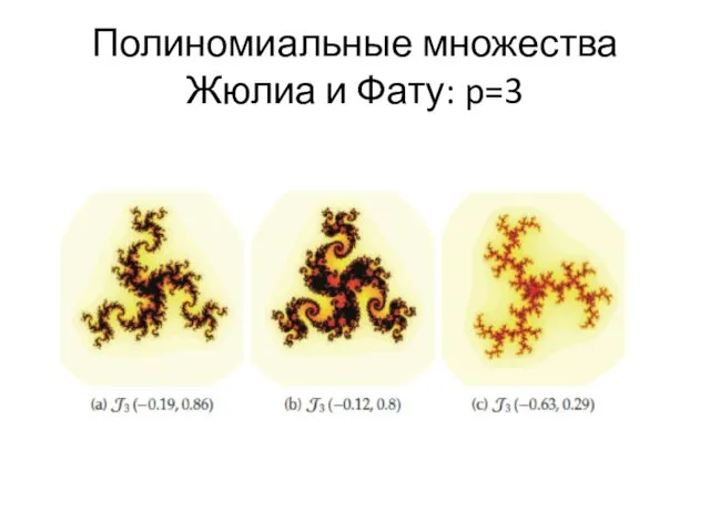 Полиномиальные множества Жюлиа и Фату: p=3