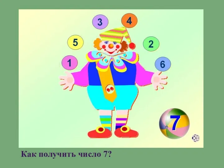 Как получить число 7?