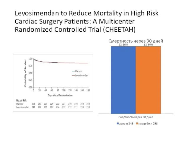 Levosimendan to Reduce Mortality in High Risk Cardiac Surgery Patients: A Multicenter Randomized Controlled Trial (CHEETAH)