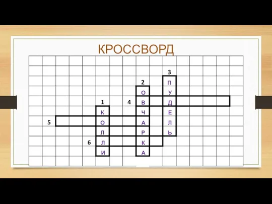 КРОССВОРД