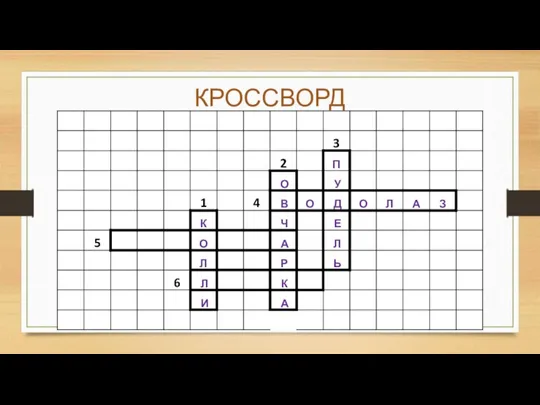 КРОССВОРД