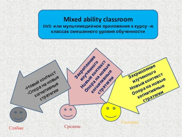 Mixed ability classroom DVD или мультимедийное приложение к курсу –в