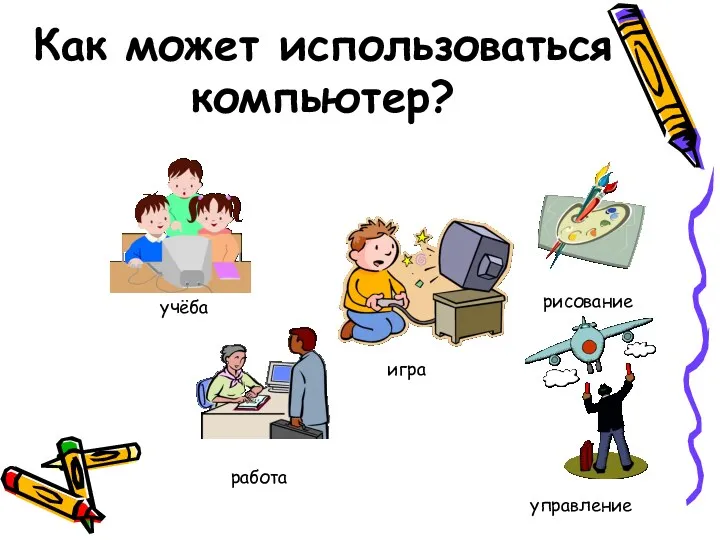 Как может использоваться компьютер?