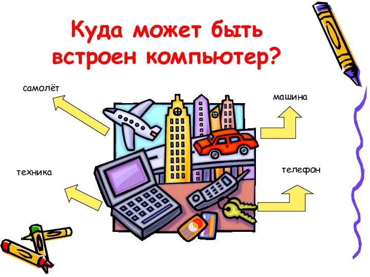 Куда может быть встроен компьютер?