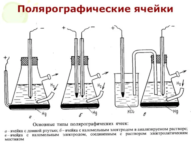 МККОС. Л.К. № 10. Попова Людмила Федоровна Полярографические ячейки