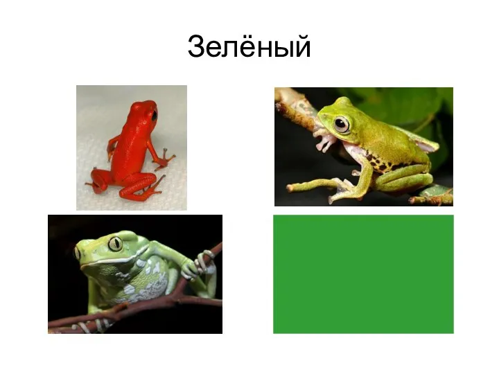 Зелёный