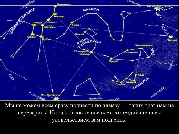 Мы не можем всем сразу поднести по алмазу — таких