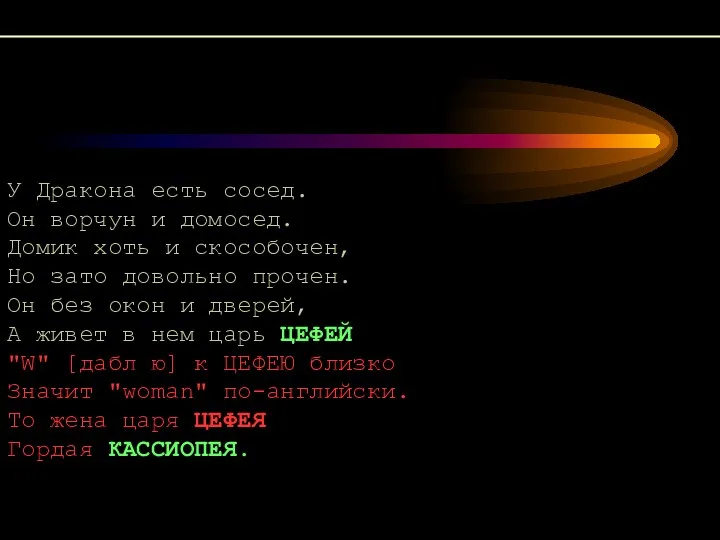 У Дракона есть сосед. Он ворчун и домосед. Домик хоть