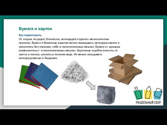 Как подготовить От старых тетрадей, блокнотов, календарей отделить металлические пружины.