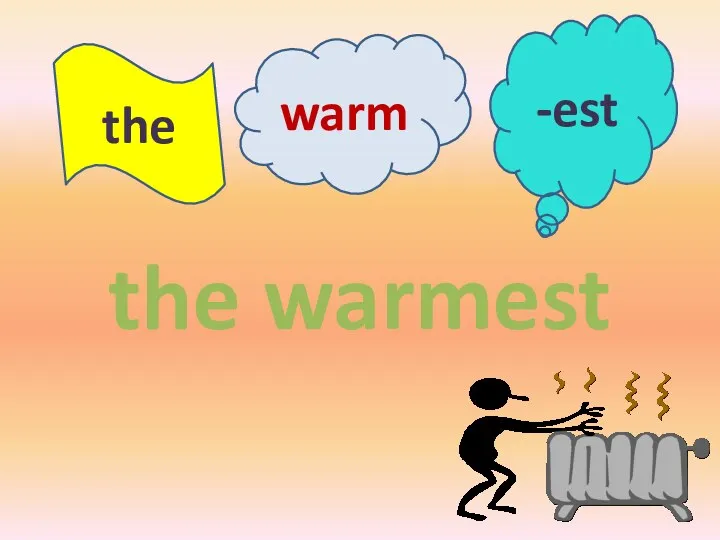 the -est warm the warmest