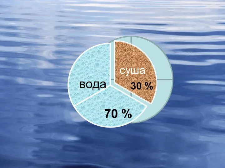 30 % вода 70 %