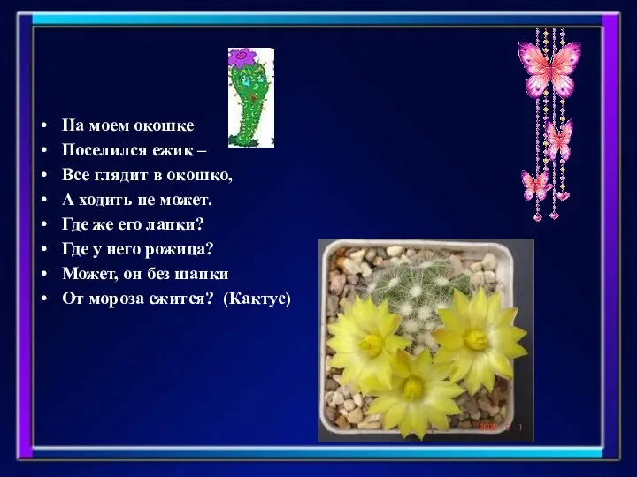 На моем окошке Поселился ежик – Все глядит в окошко, А ходить не