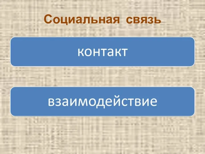 Социальная связь