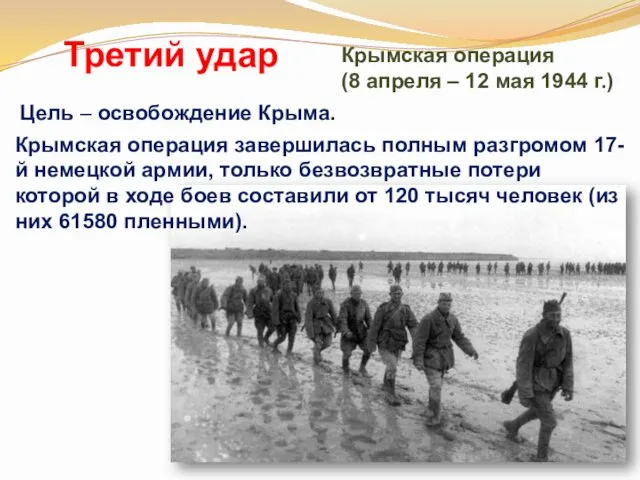 Третий удар Крымская операция (8 апреля – 12 мая 1944