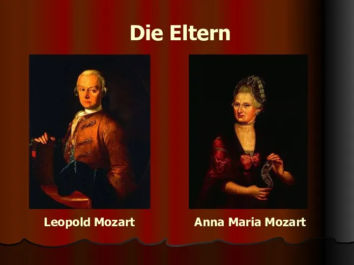 Anna Maria Mozart Leopold Mozart Die Eltern