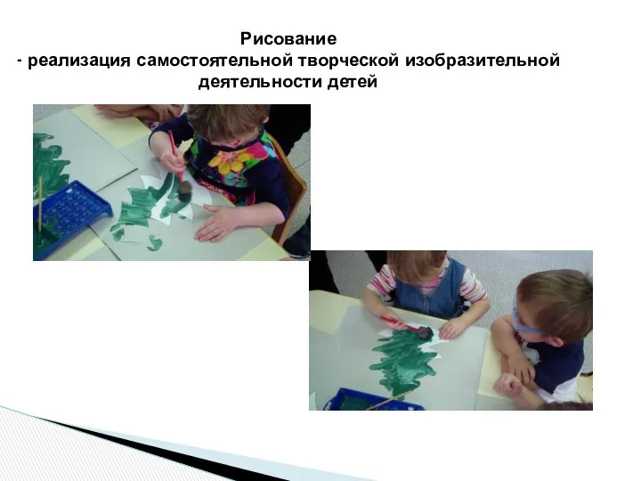 Рисование - реализация самостоятельной творческой изобразительной деятельности детей