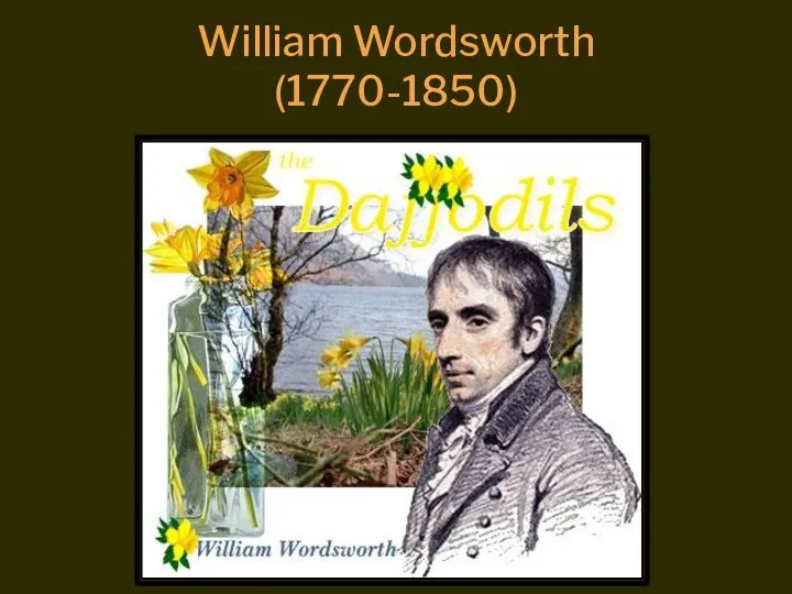 William Wordsworth (1770-1850)