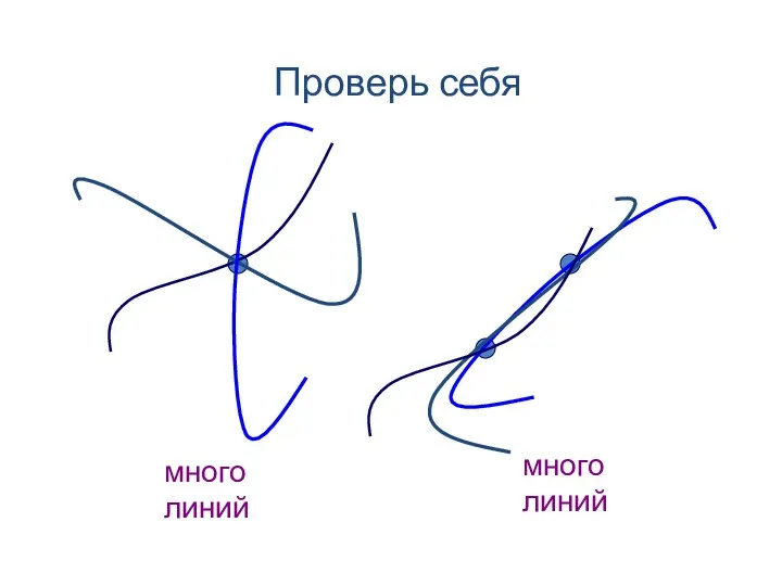 Проверь себя много линий много линий