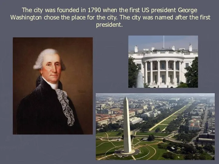 The city was founded in 1790 when the first US