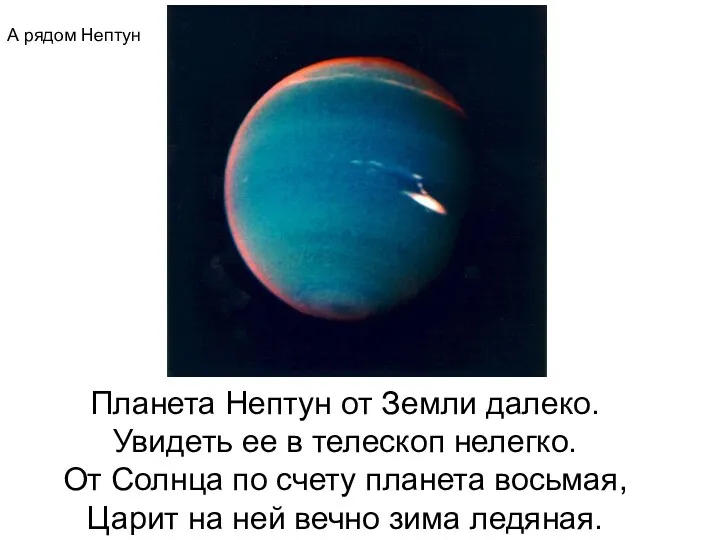 Планета Нептун от Земли далеко. Увидеть ее в телескоп нелегко.