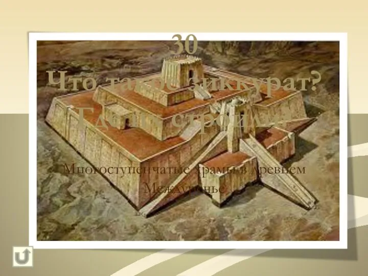 30 Что такое зиккурат? Где их строили? Многоступенчатые храмы в древнем Междуречье