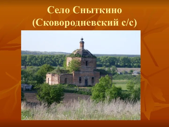 Село Сныткино (Сковородневский с/с)