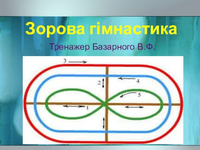 Зорова гімнастика Тренажер Базарного В.Ф.