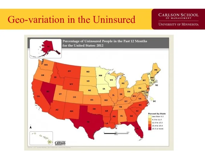 Geo-variation in the Uninsured