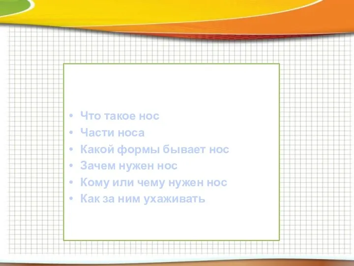 Мы решили узнать: Что такое нос Части носа Какой формы