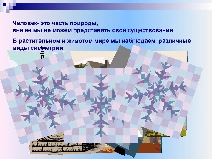 Человек- это часть природы, вне ее мы не можем представить свое существование В