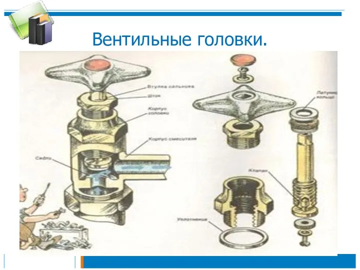 Вентильные головки.