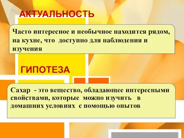 АКТУАЛЬНОСТЬ Часто интересное и необычное находится рядом, на кухне, что доступно для наблюдения