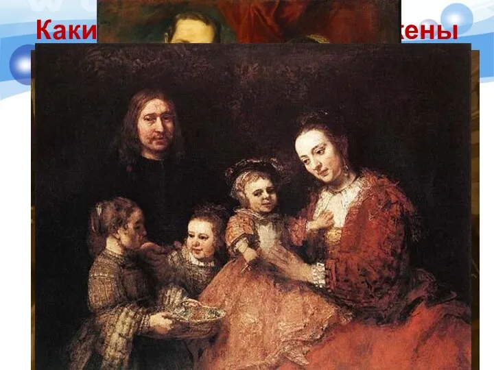 Какие виды семей изображены на картинах?