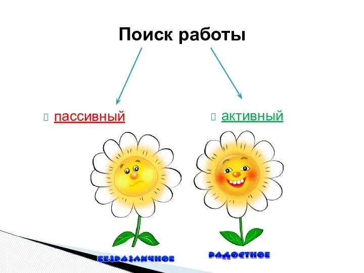 пассивный активный Поиск работы