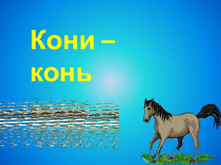 Кони – конь