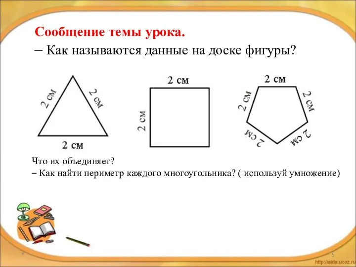 * Сообщение темы урока. – Как называются данные на доске