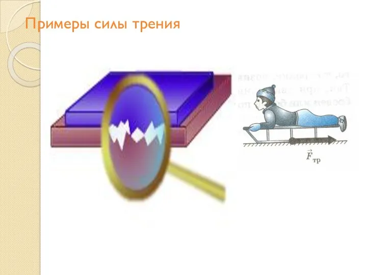 Примеры силы трения