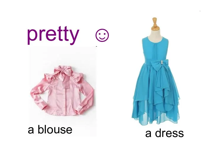 pretty ☺ a blouse a dress