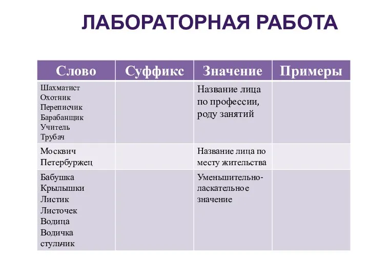 лабораторная работа