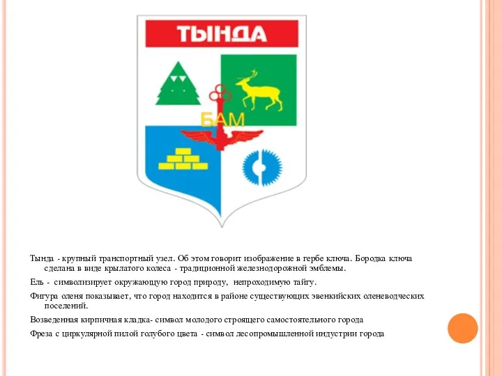 Тында - крупный транспортный узел. Об этом говорит изображение в